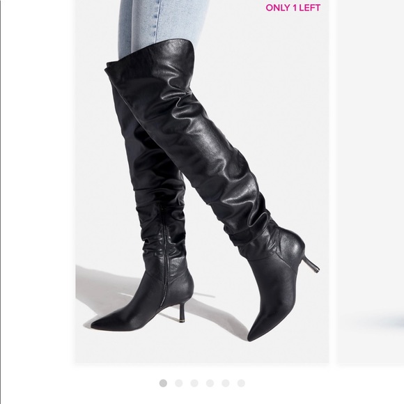 Women’s size 7, over the knee Stiletto boots - Picture 3 of 3